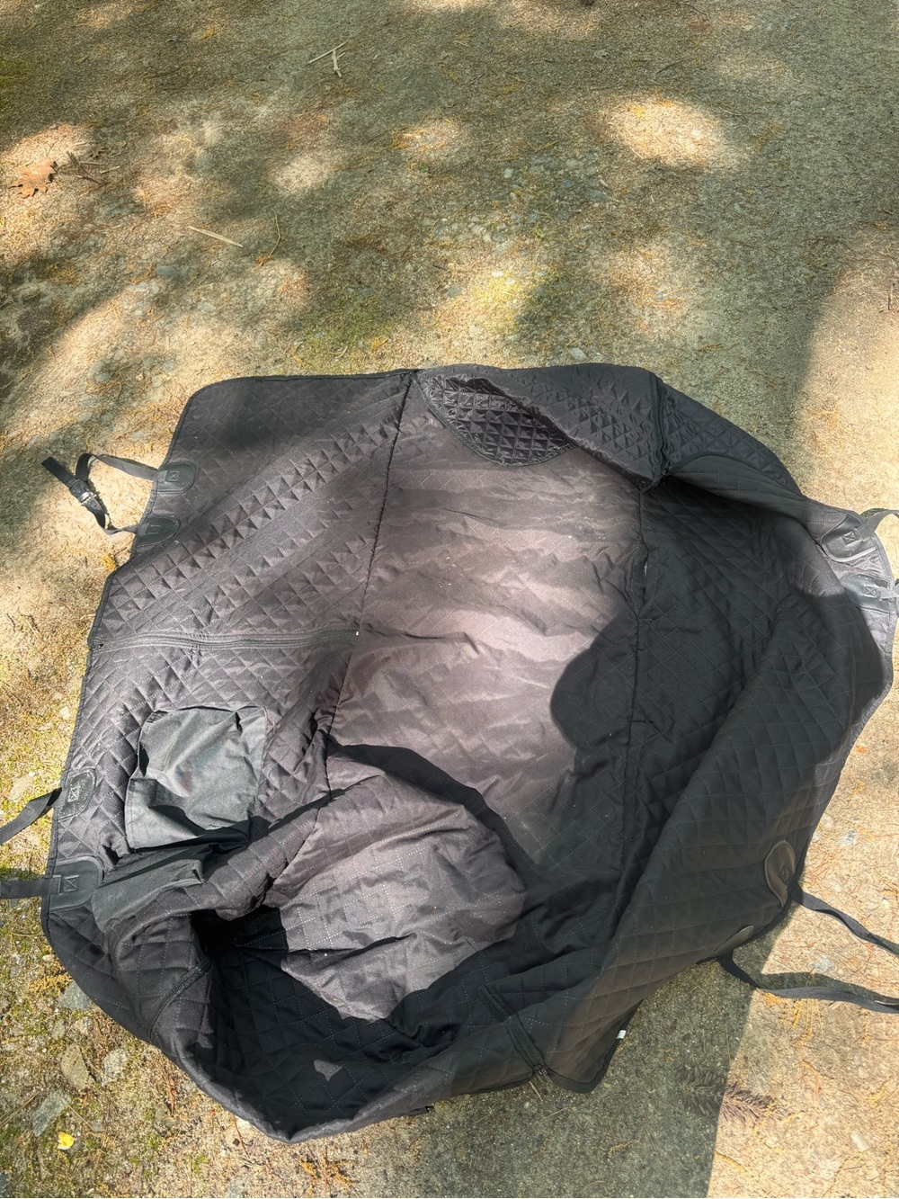 Backseat car cover for wagon suv